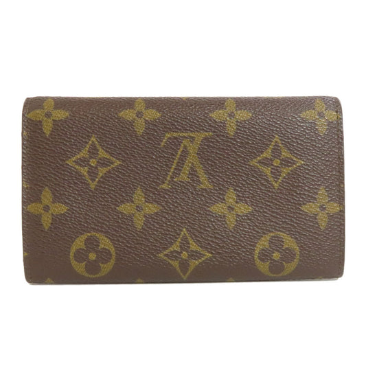 LOUIS VUITTON Bifold Wallet M61735 Monogram canvas Brown Portonet Zip Women Used