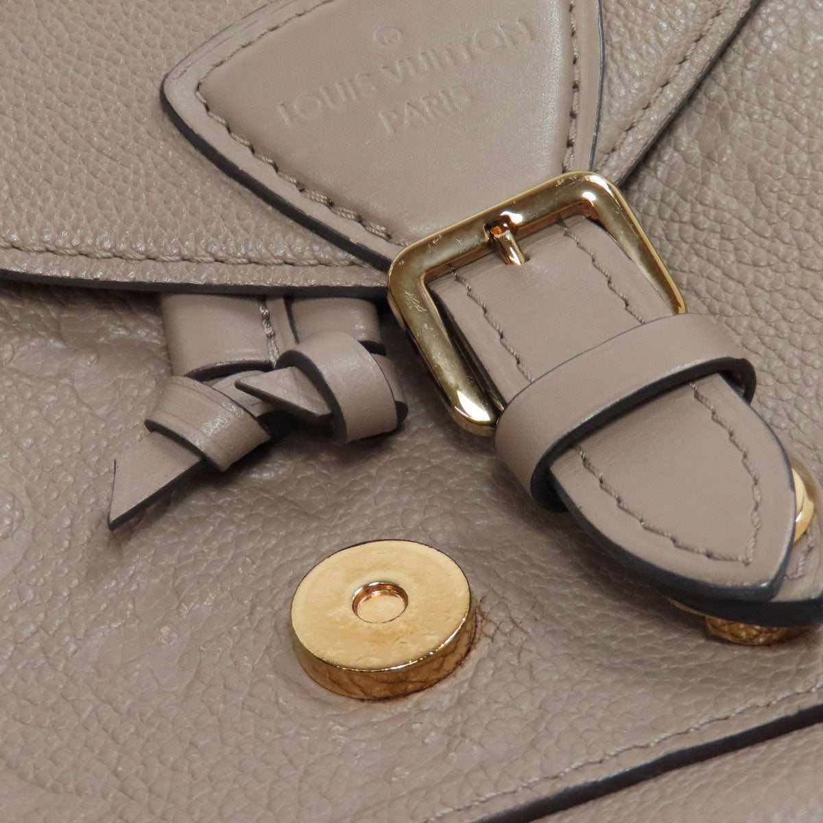 LOUIS VUITTON Backpack M45410 Ann Platt beige MontsourisPM Women Used