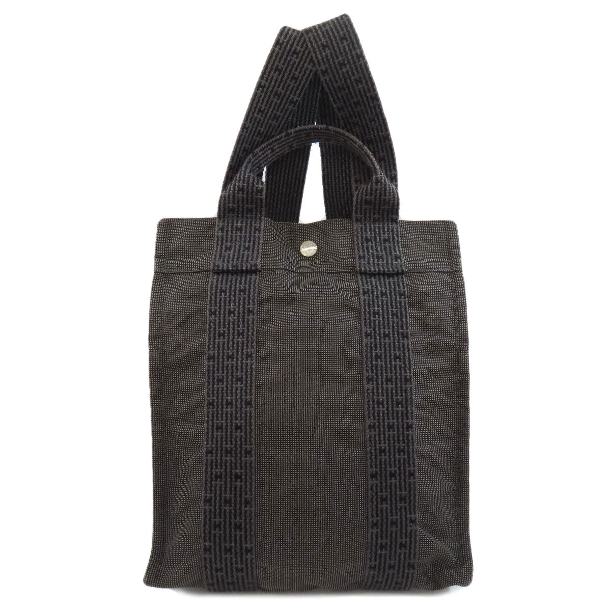HERMES Backpack canvas gray Her Line add PM Women Used