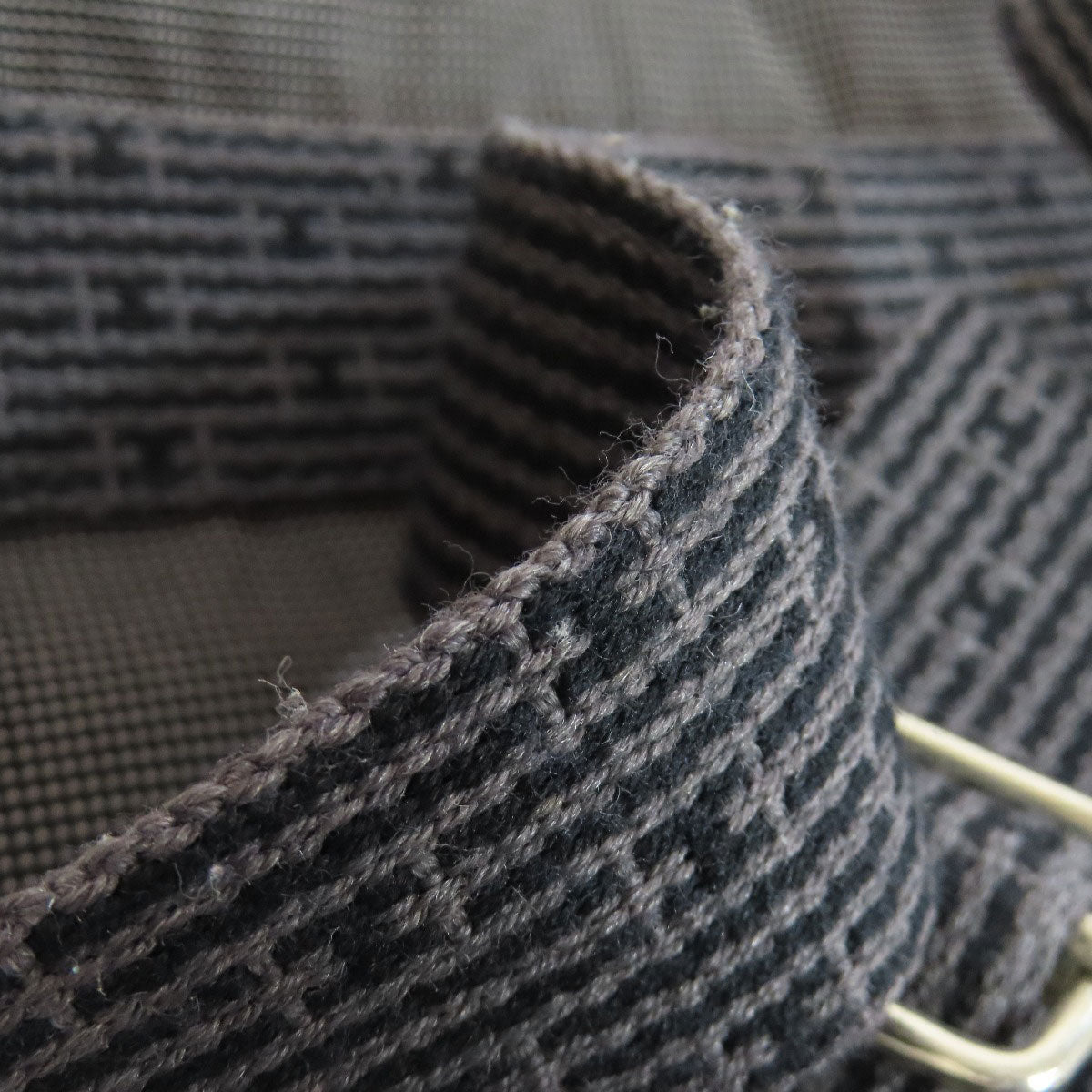 HERMES Backpack canvas gray Her Line add PM Women Used