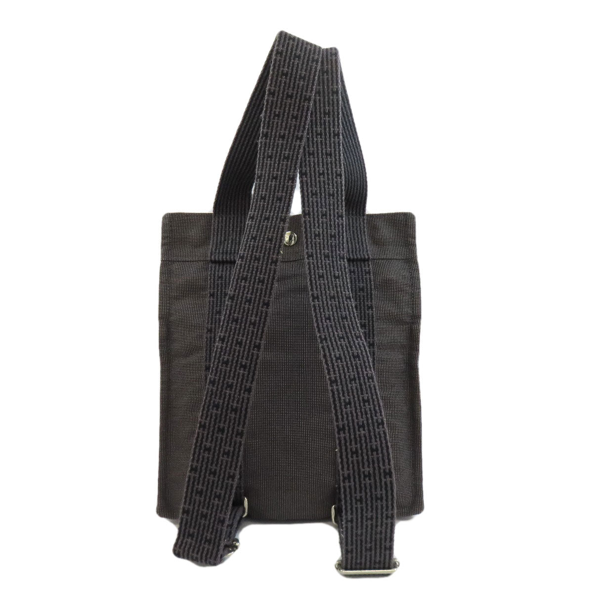 HERMES Backpack canvas gray Her Line add PM Women Used