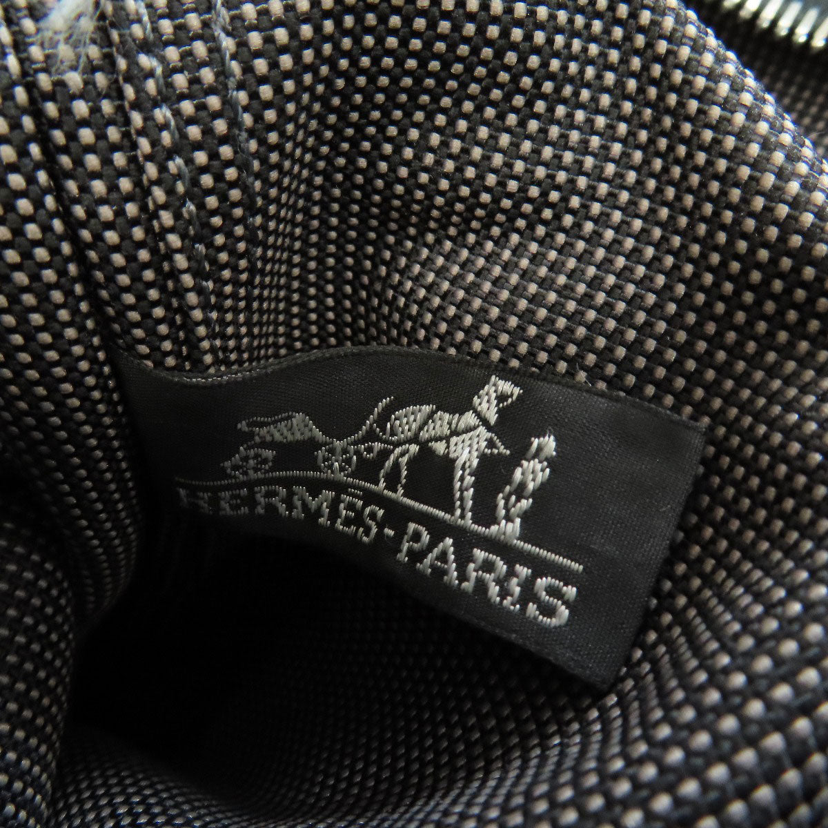 HERMES Backpack canvas gray Her Line add PM Women Used