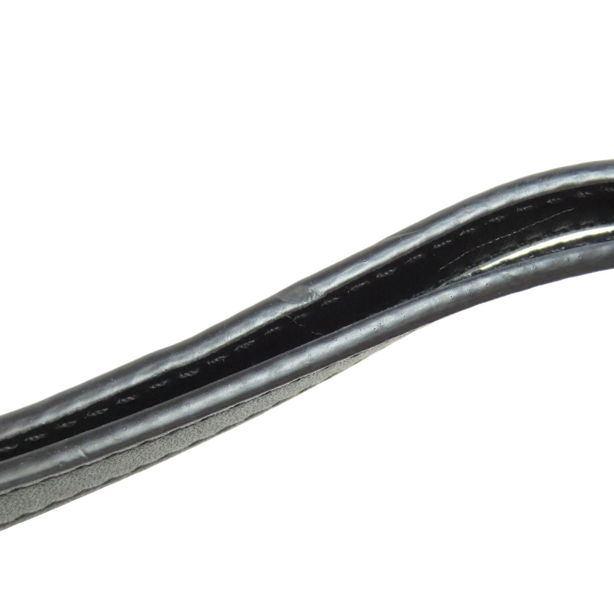 GUCCI Shoulder Bag 631766 PVC black Pochette Women Used