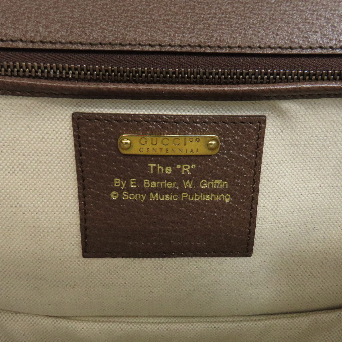 GUCCI Handbag 681173 canvas Brown Bamboo bag 100th anniversary model Women Used