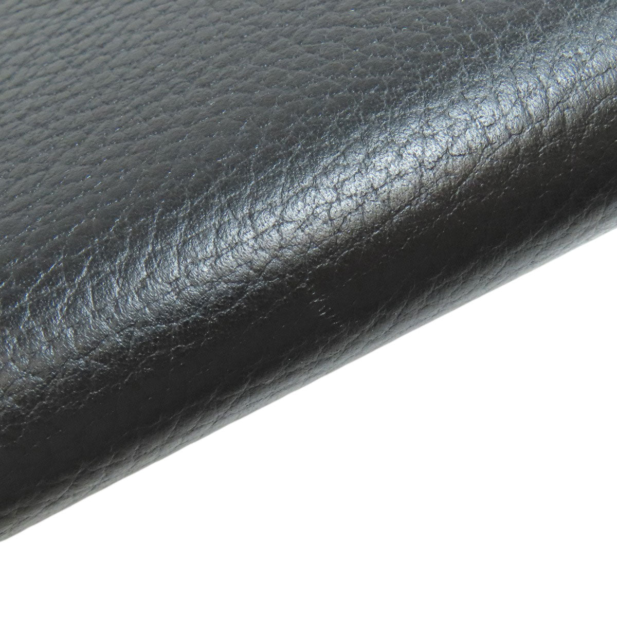 GUCCI Long Wallet Purse 449347 leather black Interlocking G Women Used