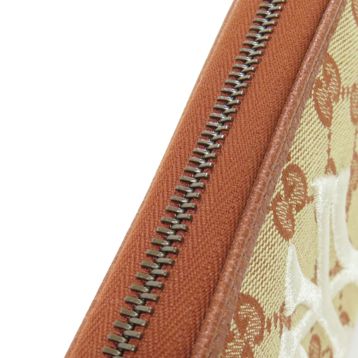 GUCCI Long Wallet Purse 547791 canvas Brown NY Yankees collaboration GG Women Used