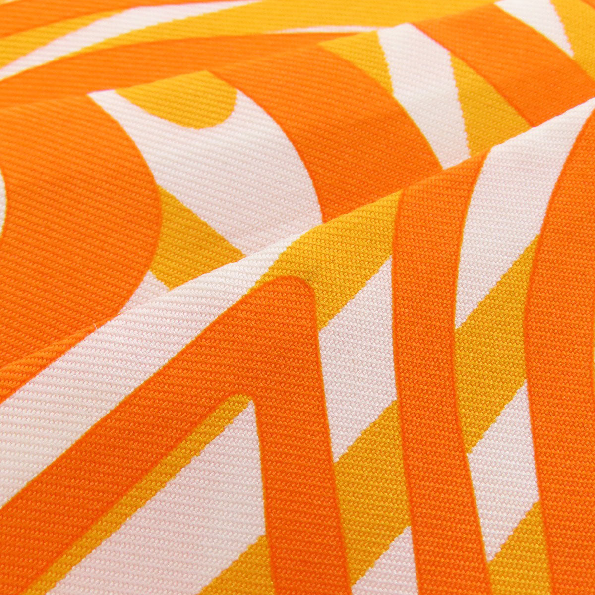 HERMES scarf silk Orange Twilly