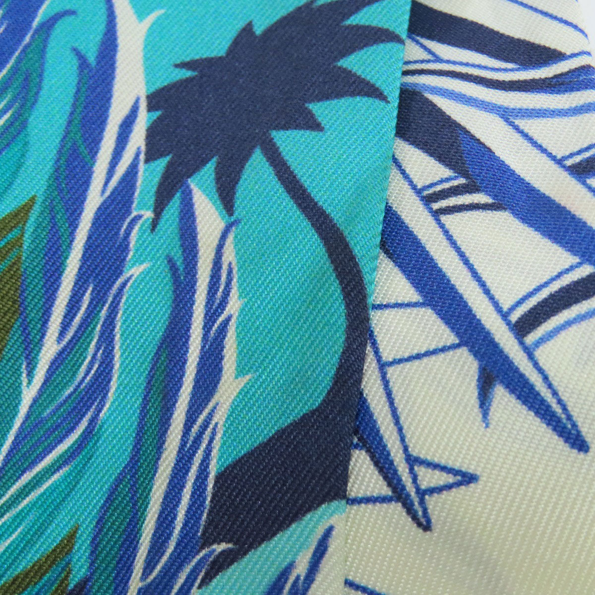 HERMES scarf silk blue Twilly Women Used