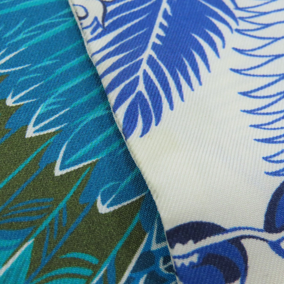 HERMES scarf silk blue Twilly Women Used