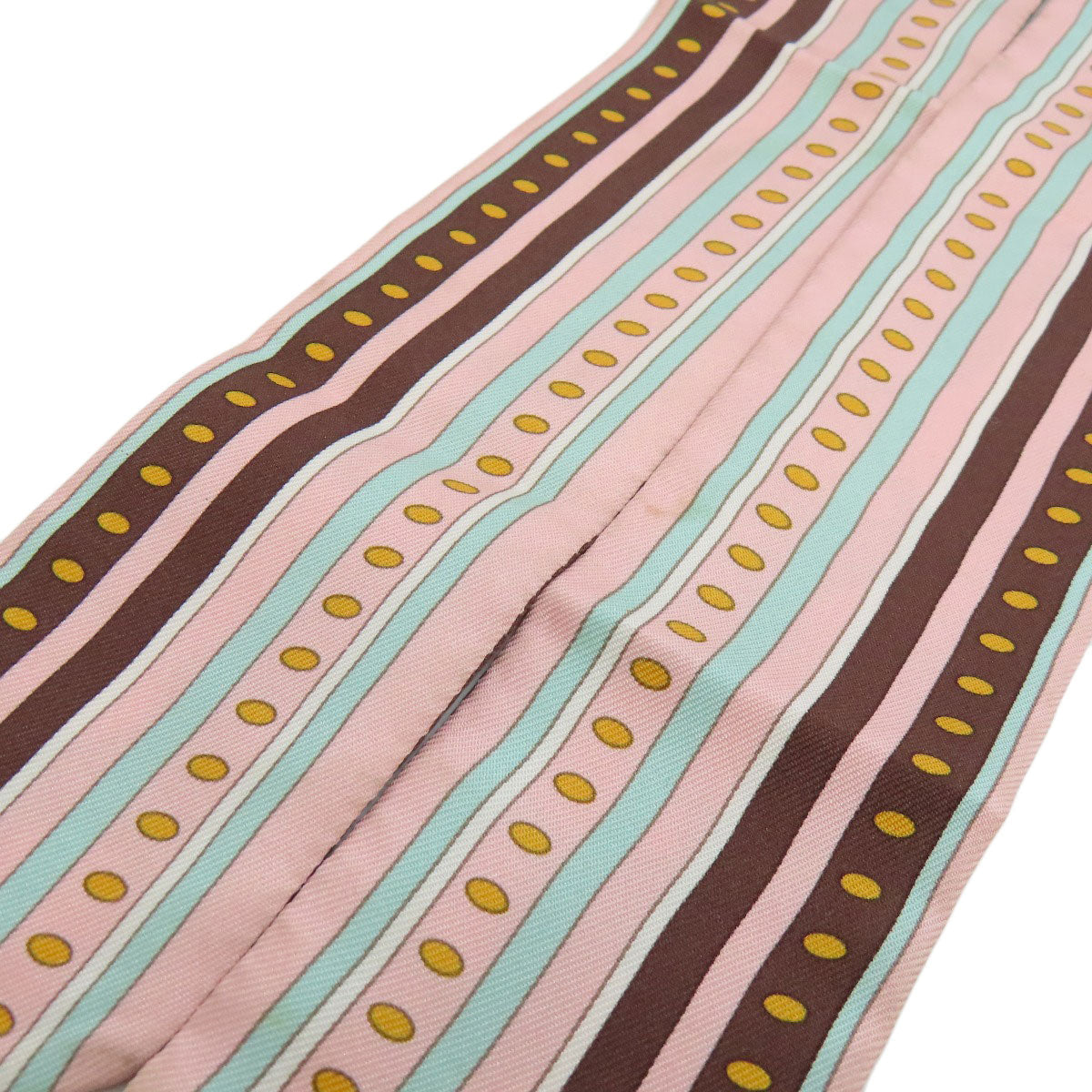 HERMES scarf silk pink Twilly Women Used