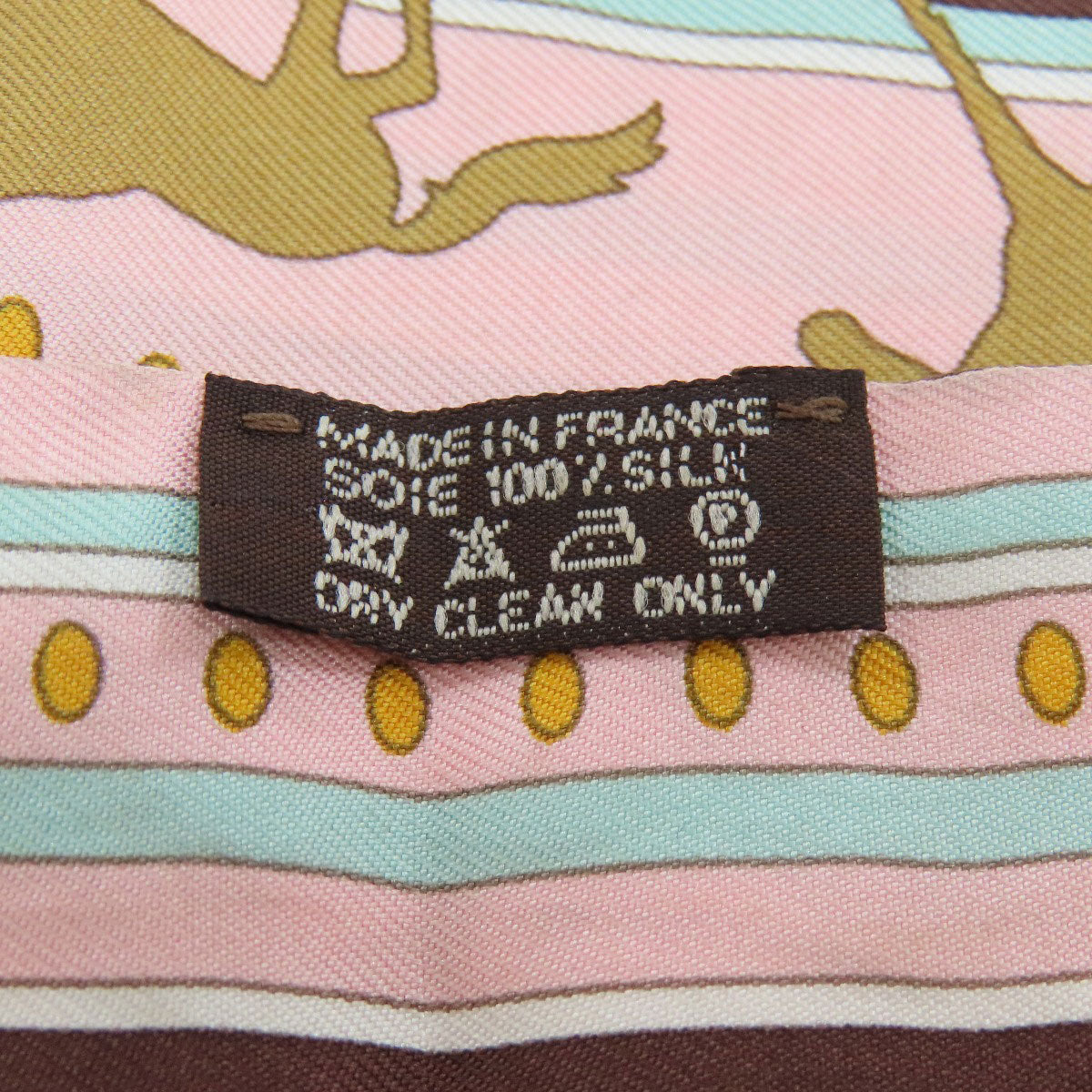 HERMES scarf silk pink Twilly Women Used