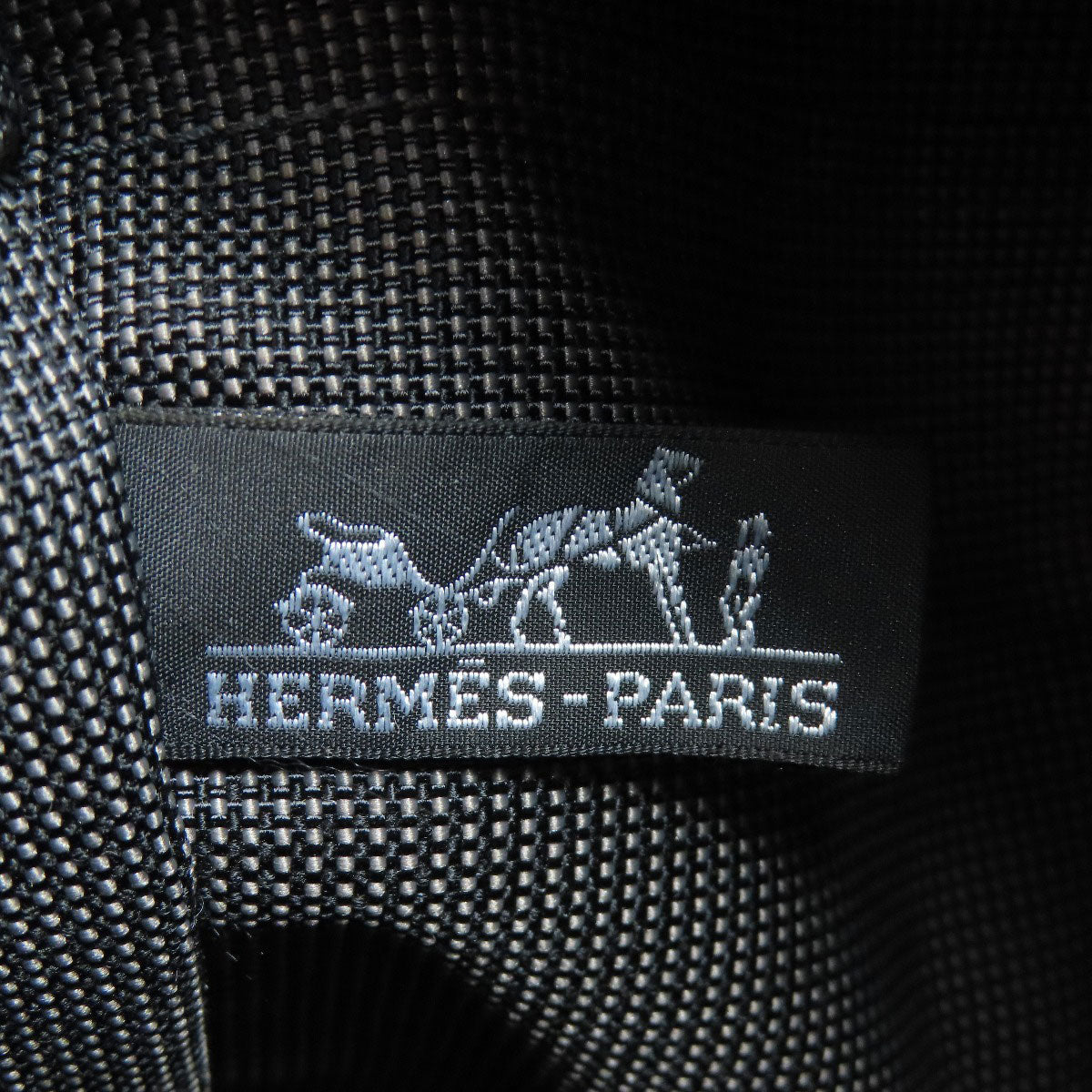 HERMES Tote Bag canvas gray Her LineTGM Women Used
