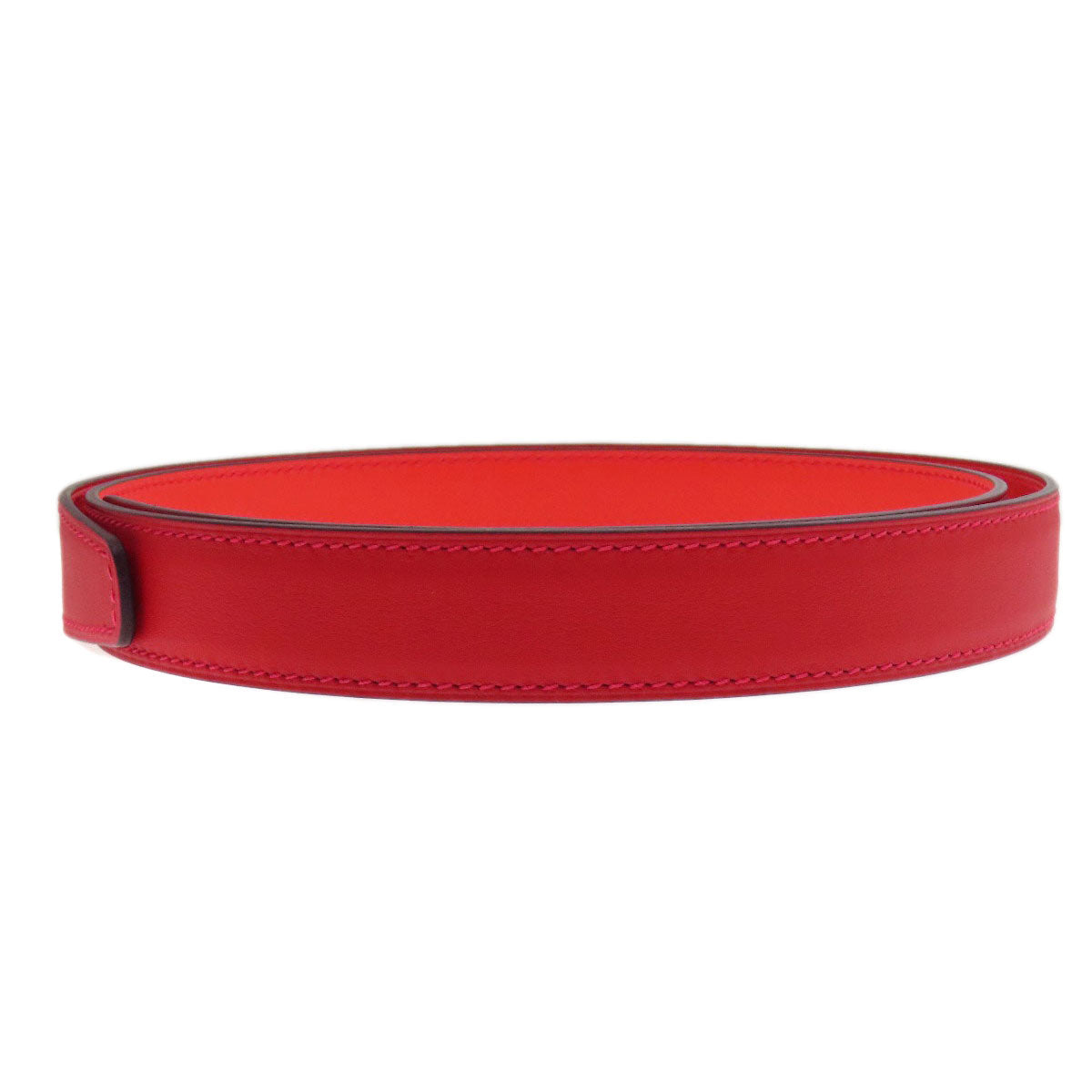 HERMES belt Swift, Epsom Red Rival Vermilion Rose SVMetal mens Used