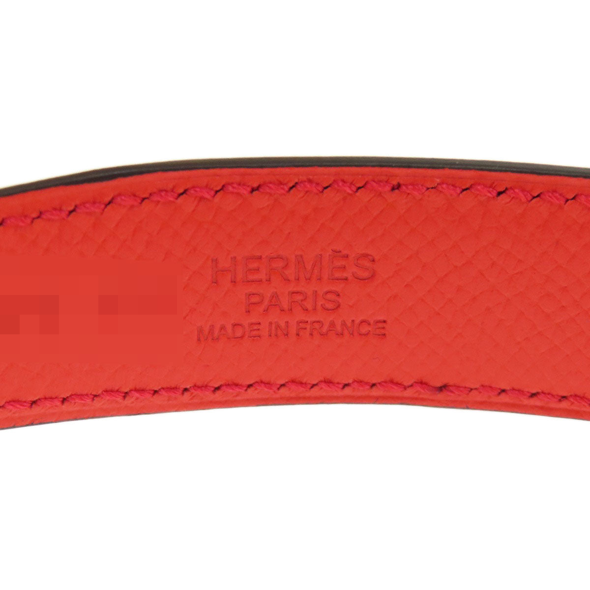 HERMES belt Swift, Epsom Red Rival Vermilion Rose SVMetal mens Used
