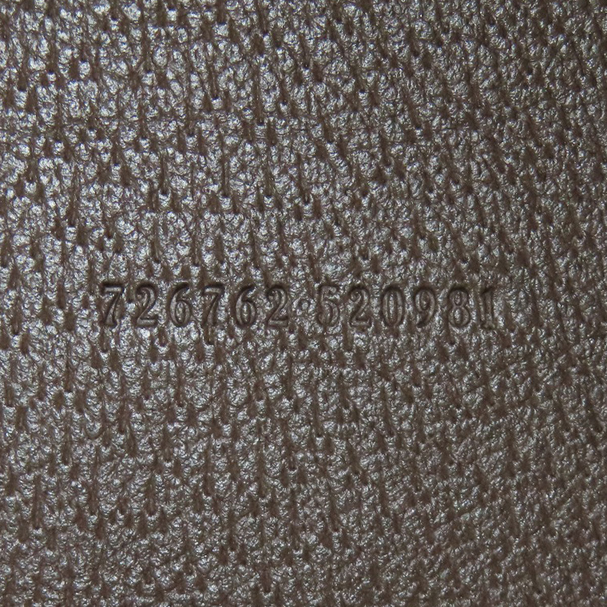 GUCCI Tote Bag 726762 PVC Brown GG Supreme Shelly Line