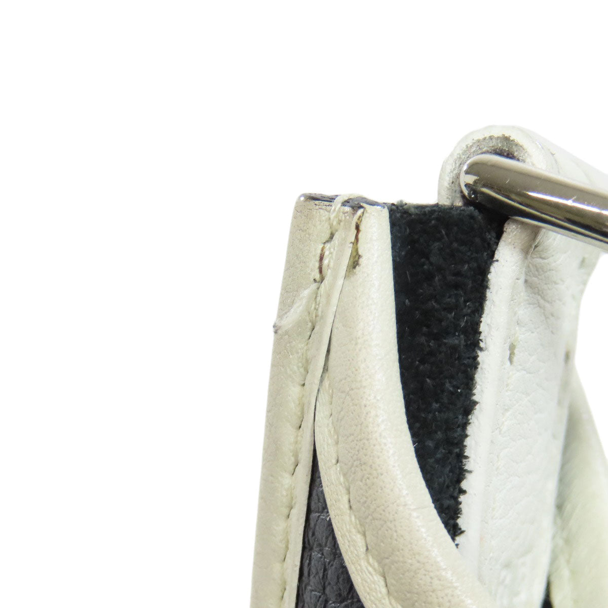 HERMES Shoulder Bag Taurillon Clemence black Evelyn PM SilverMetal
