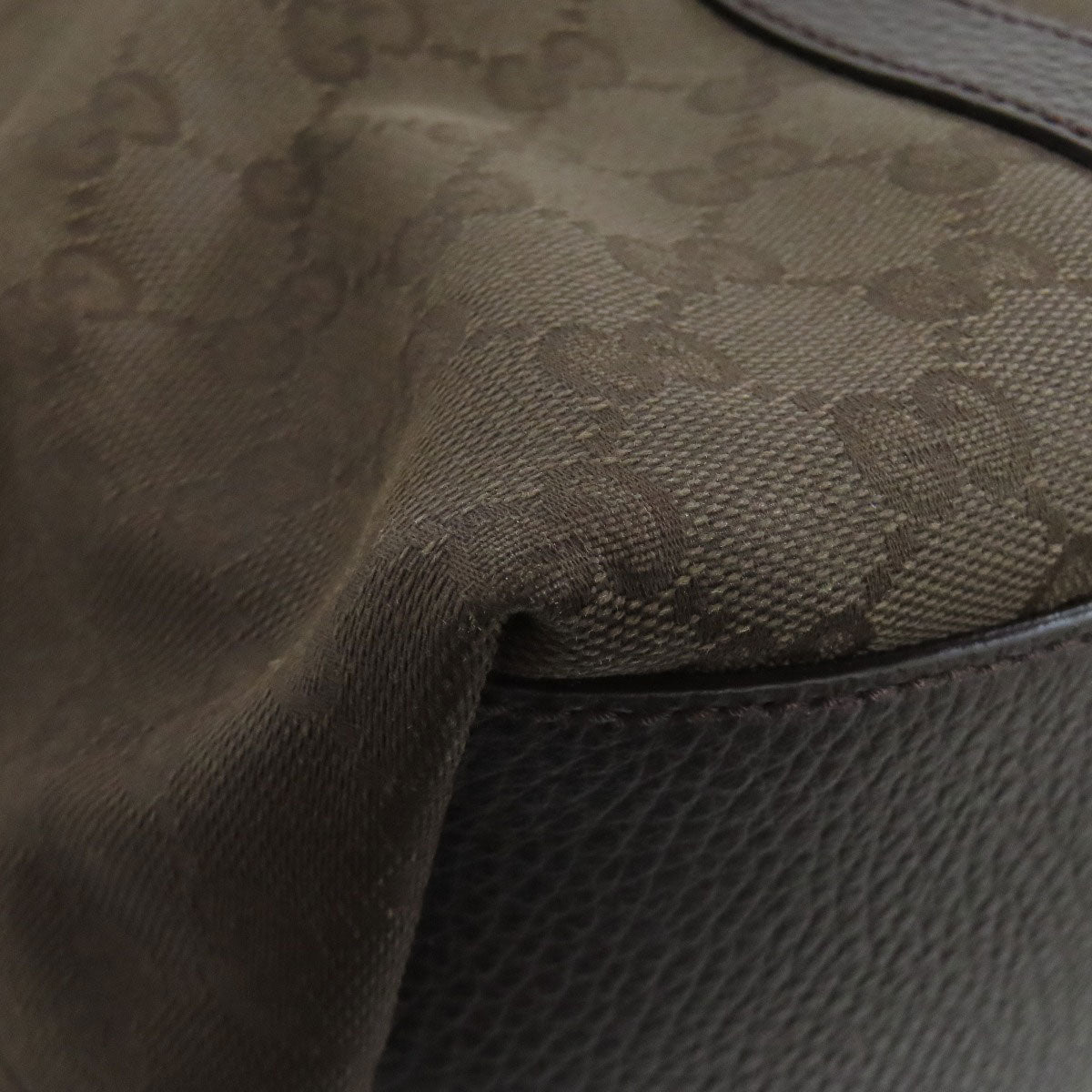 GUCCI Tote Bag 339551 canvas Brown GG outlet Women Used