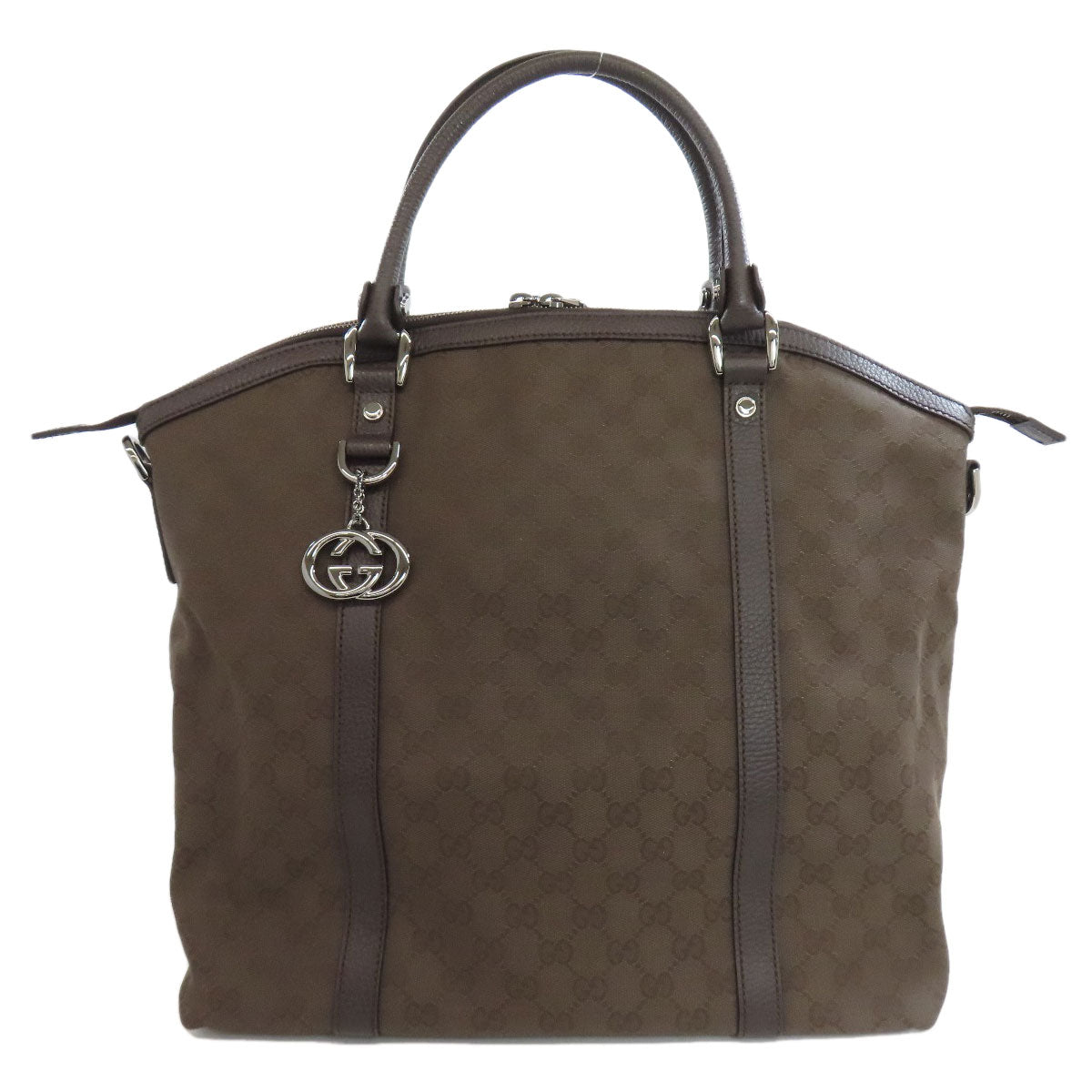 GUCCI Tote Bag 339551 canvas Brown GG outlet Women Used
