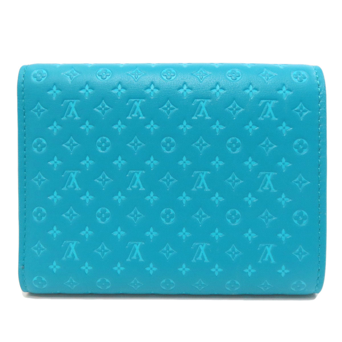 LOUIS VUITTON Bifold Wallet M82314 leather blue