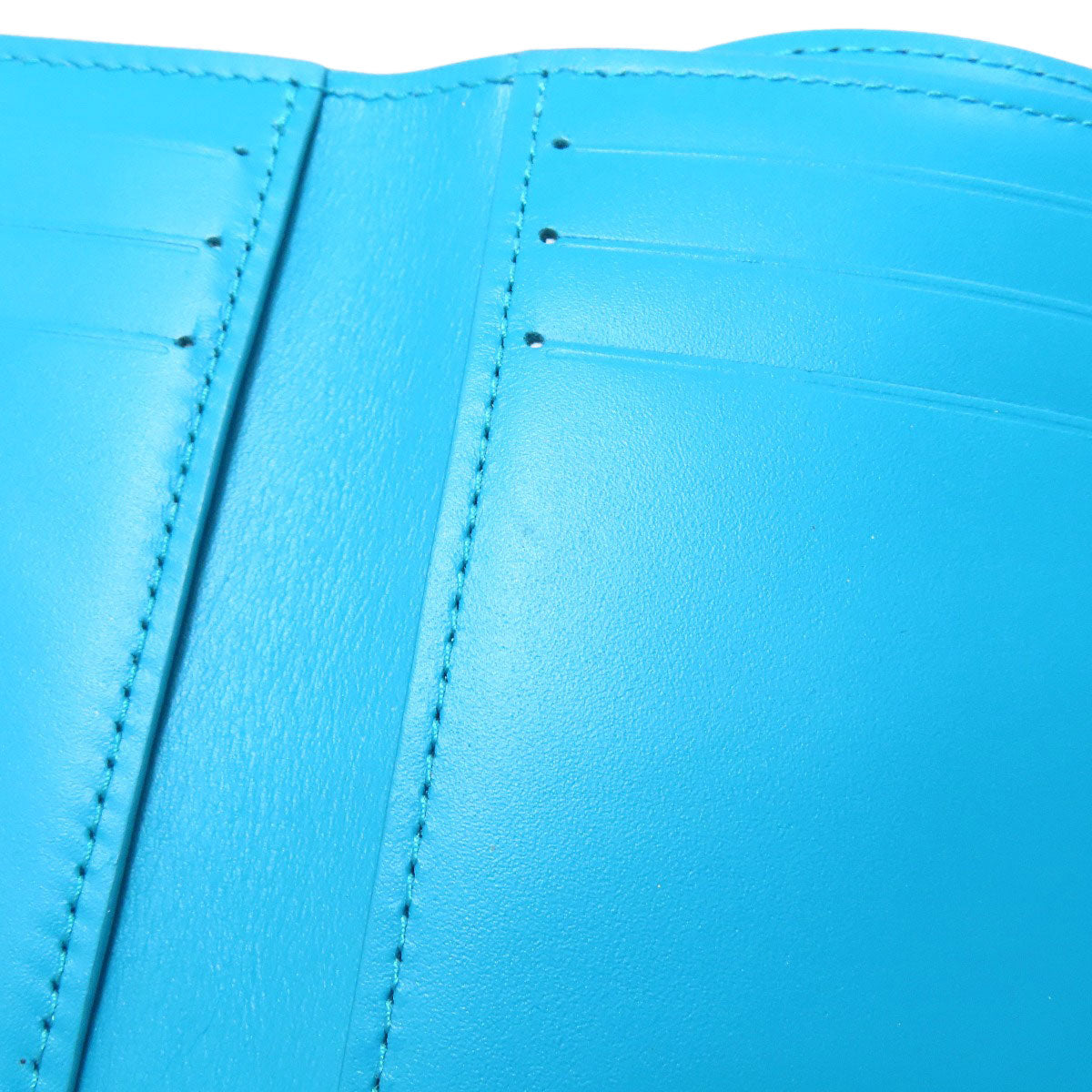 LOUIS VUITTON Bifold Wallet M82314 leather blue