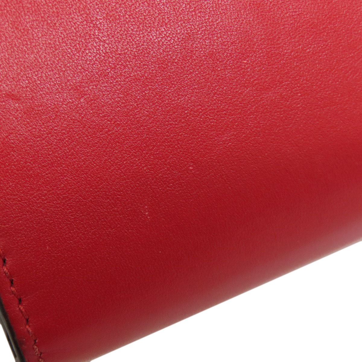 GUCCI Long Wallet Purse 476084 leather Red Sylvie Continental Women Used