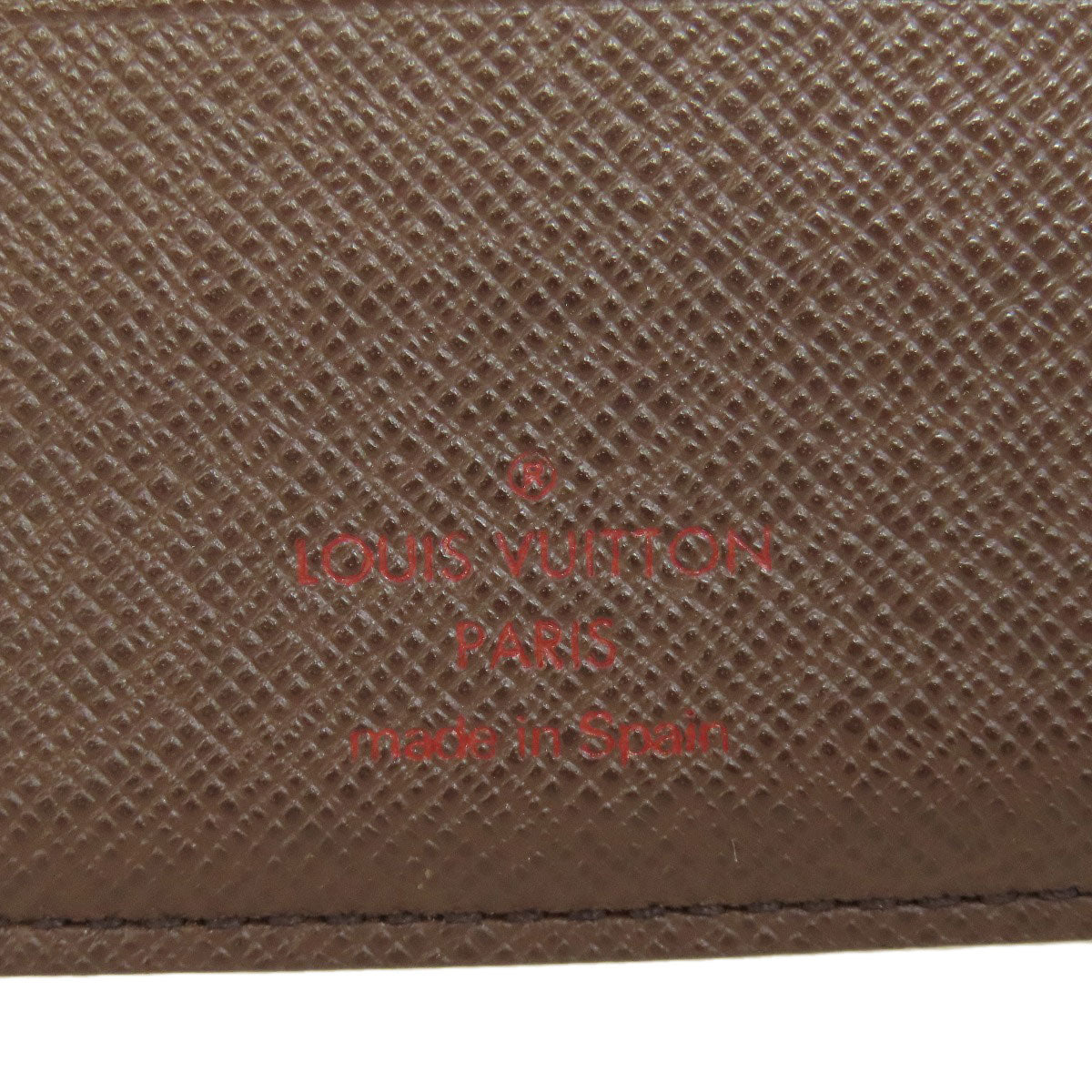 LOUIS VUITTON Bifold Wallet N61675 Damier canvas Brown Portefeuille�EMarco mens Used