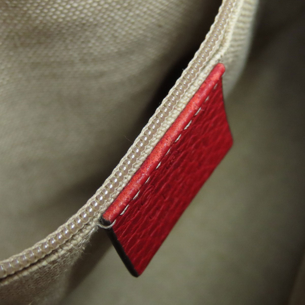 GUCCI Handbag 449241 canvas Red Outlet GG 2WAY Women Used
