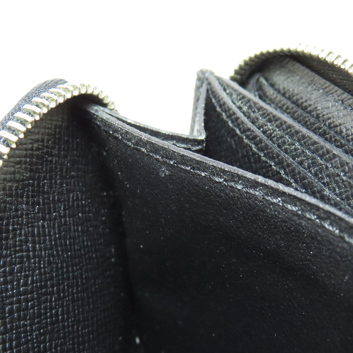 LOUIS VUITTON Coin case N63076 Damier canvas black Zippy coin purse mens(Unisex) Used