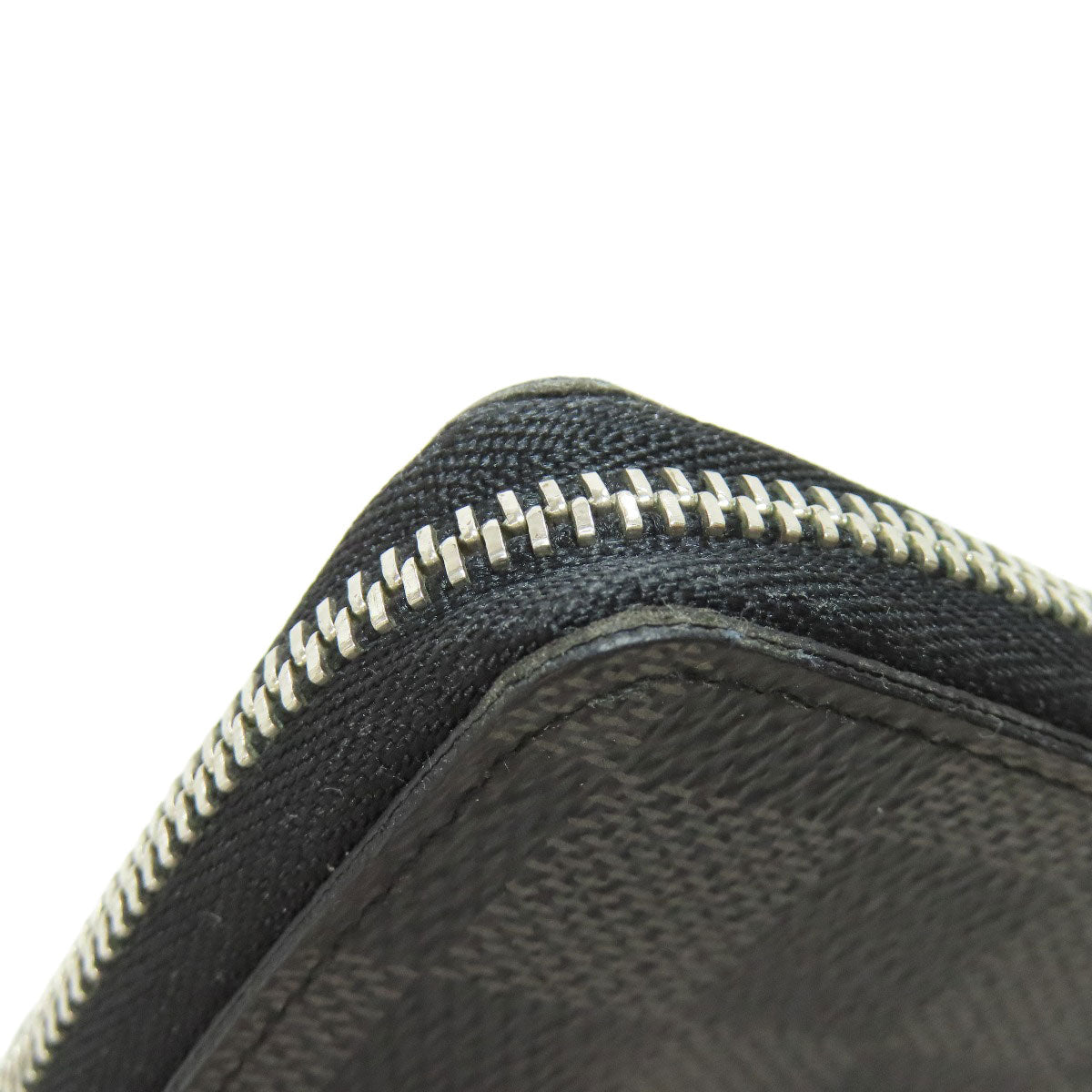 LOUIS VUITTON Coin case N63076 Damier canvas black Zippy coin purse mens(Unisex) Used