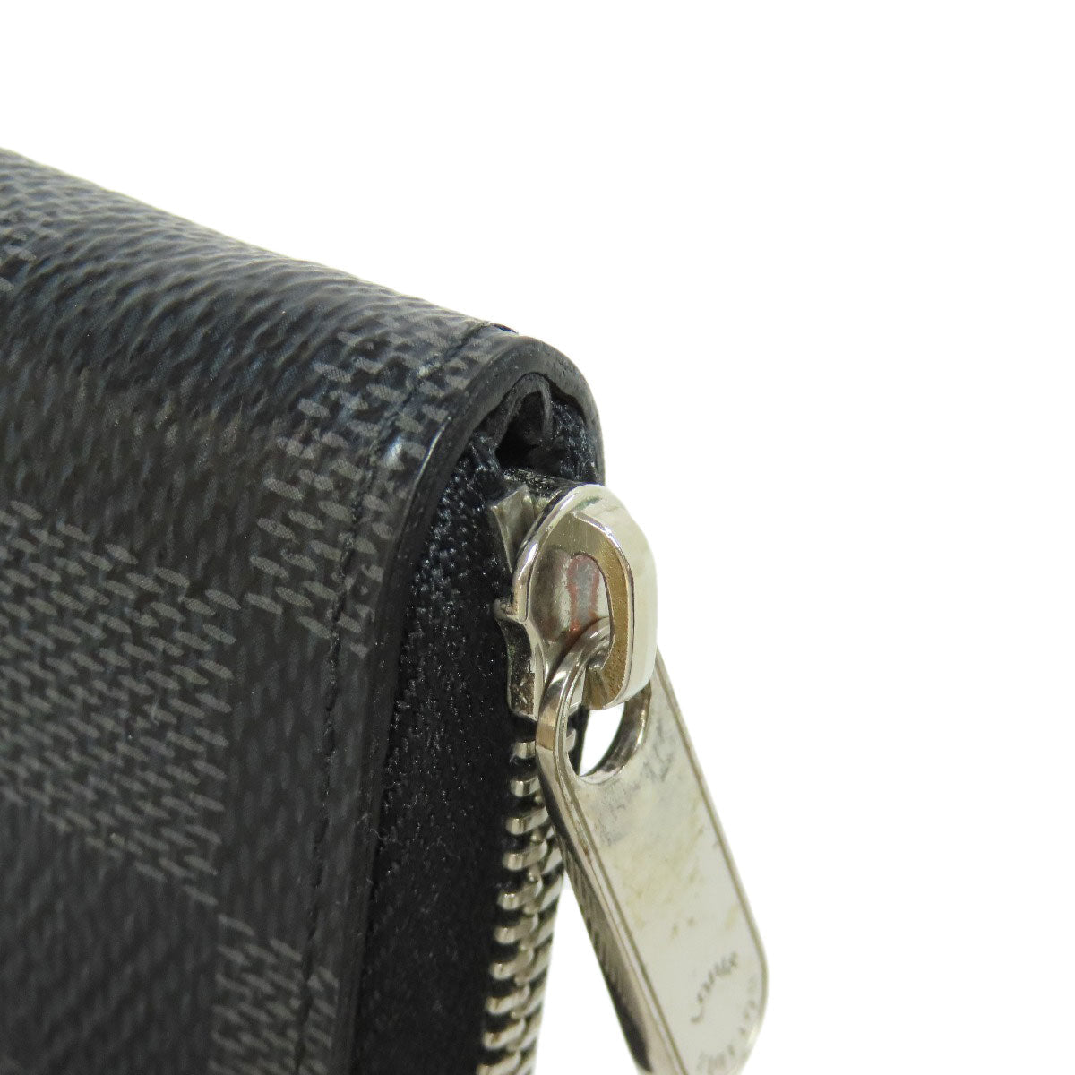 LOUIS VUITTON Coin case N63076 Damier canvas black Zippy coin purse mens(Unisex) Used