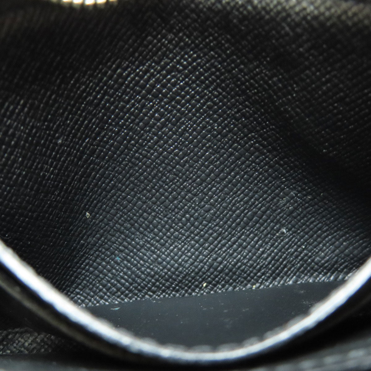 LOUIS VUITTON Coin case N63076 Damier canvas black Zippy coin purse mens(Unisex) Used