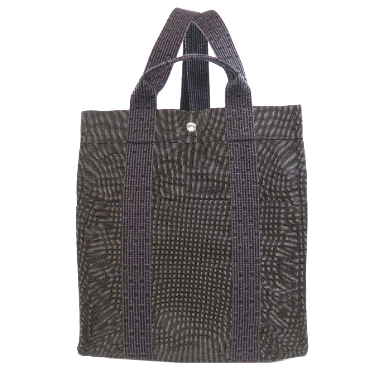 HERMES Backpack canvas gray Her LineMM