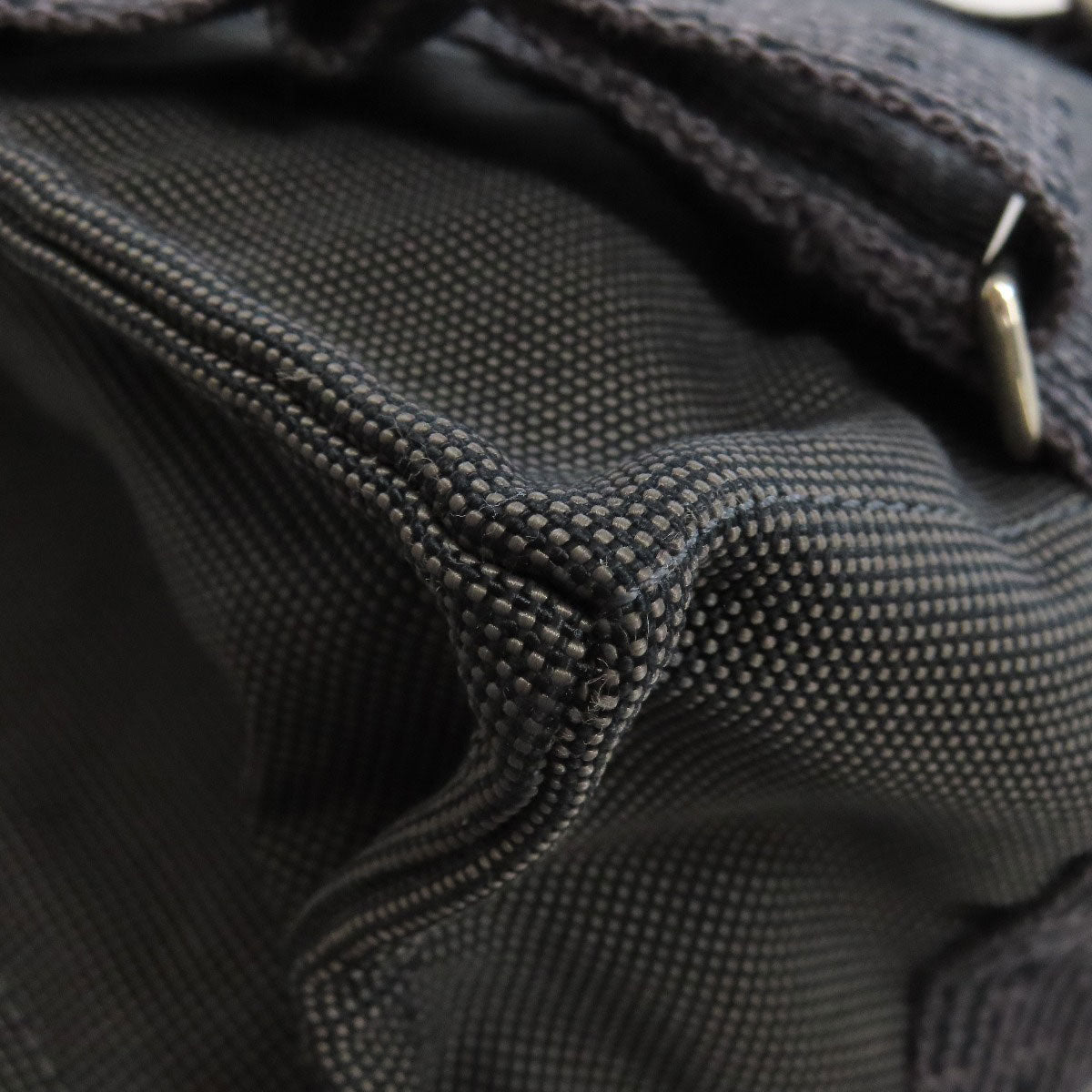 HERMES Backpack canvas gray Her LineMM
