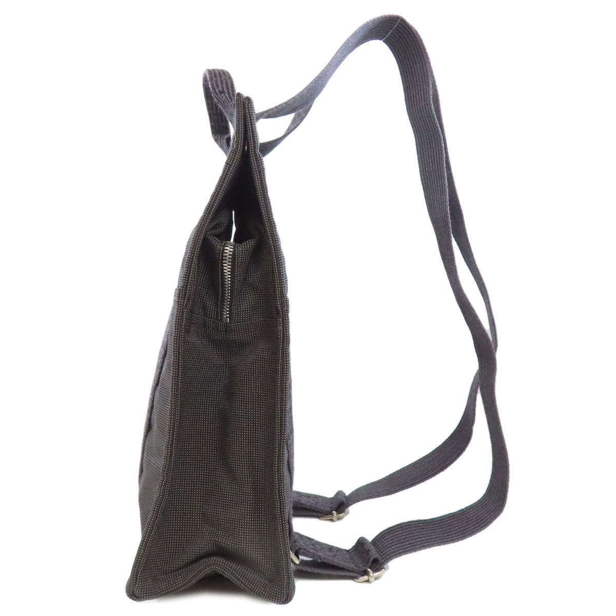 HERMES Backpack canvas gray Her LineMM
