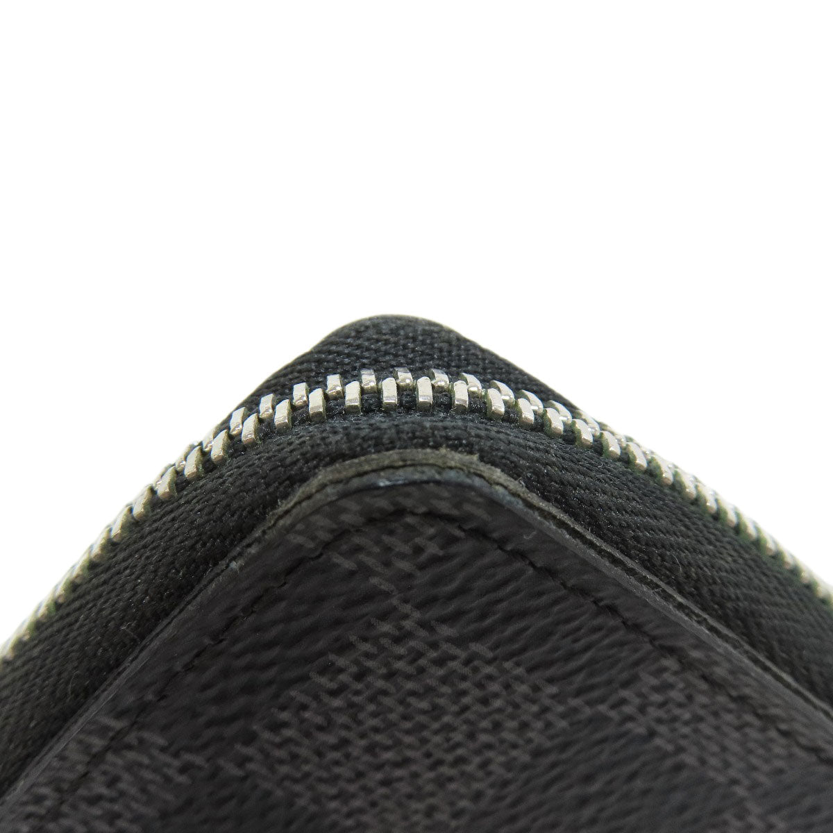 LOUIS VUITTON Coin case N63076 Damier canvas gray Zippy coin purse mens Used