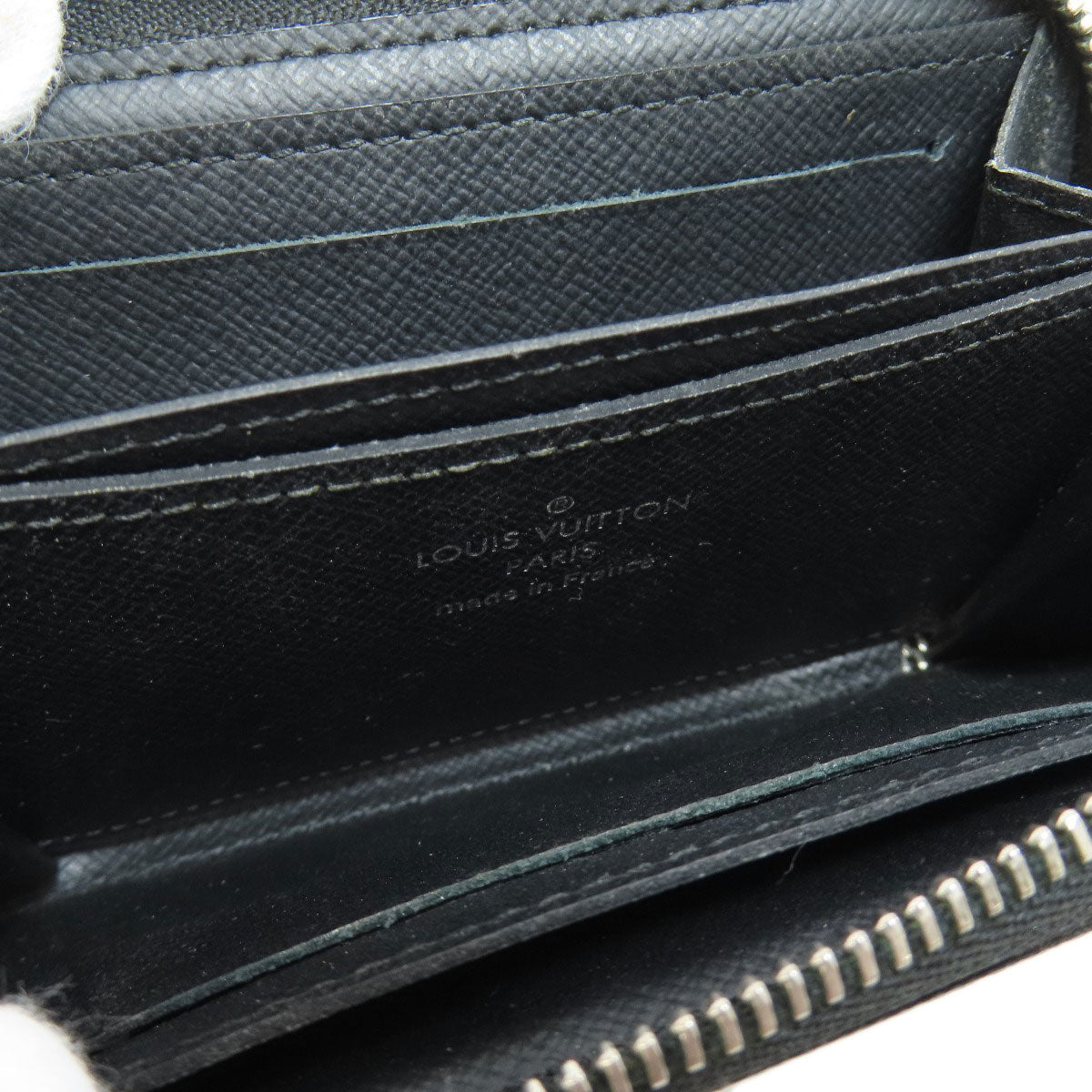 LOUIS VUITTON Coin case N63076 Damier canvas gray Zippy coin purse mens Used