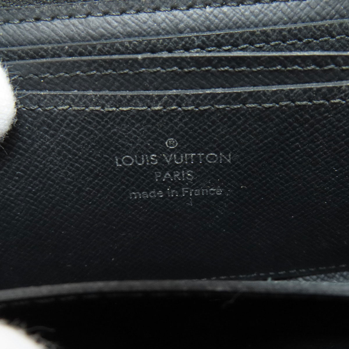 LOUIS VUITTON Coin case N63076 Damier canvas gray Zippy coin purse mens Used