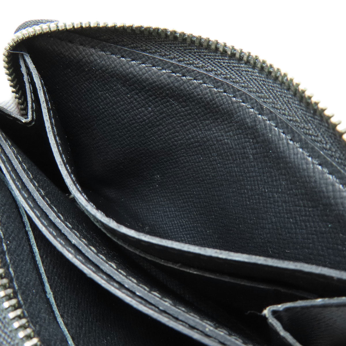 LOUIS VUITTON Coin case N63076 Damier canvas gray Zippy coin purse mens Used