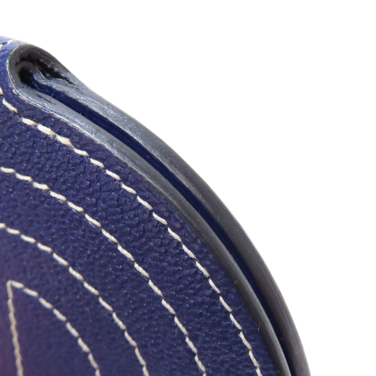 HERMES Coin case Shave Navy In-the-Loop SilverMetal