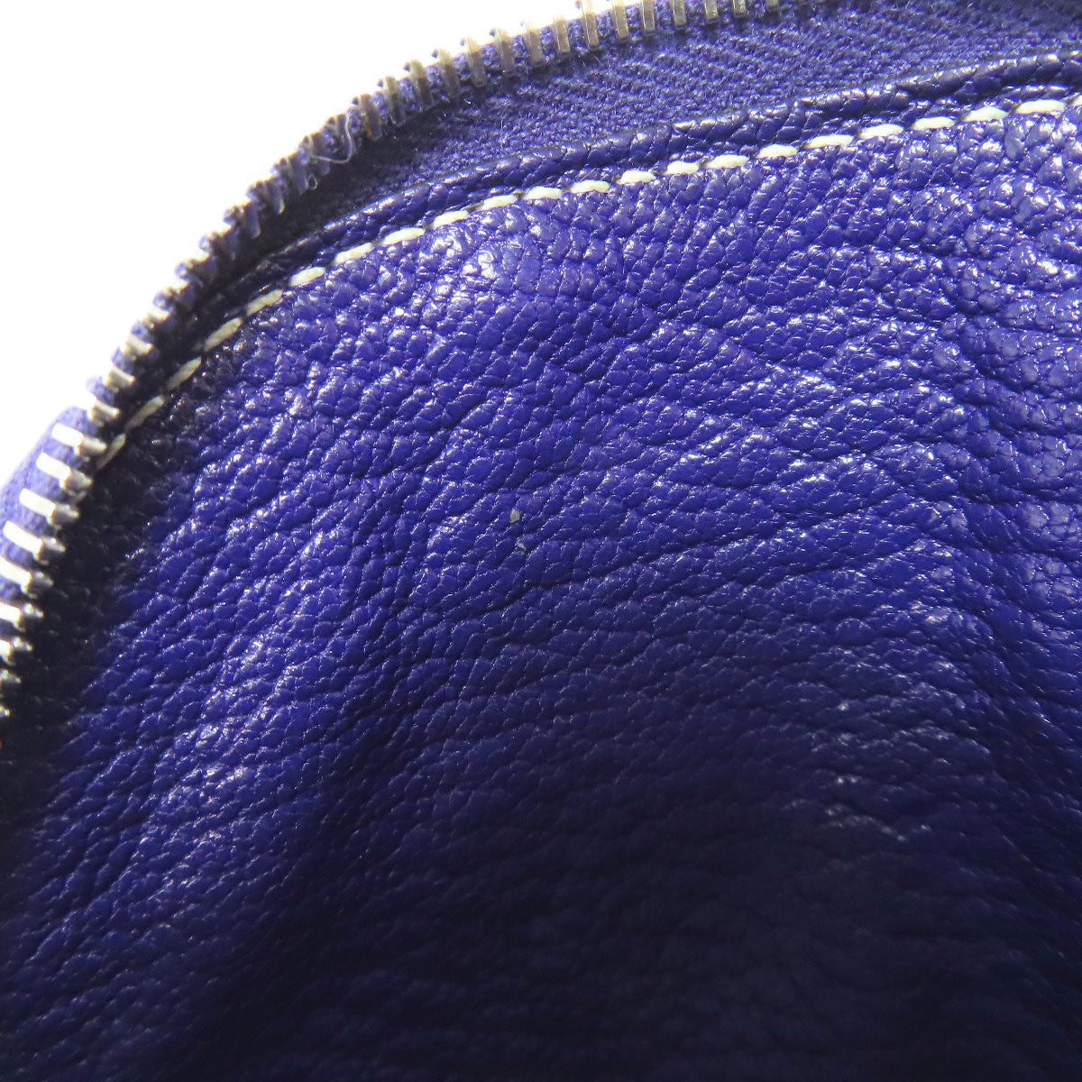 HERMES Coin case Shave Navy In-the-Loop SilverMetal