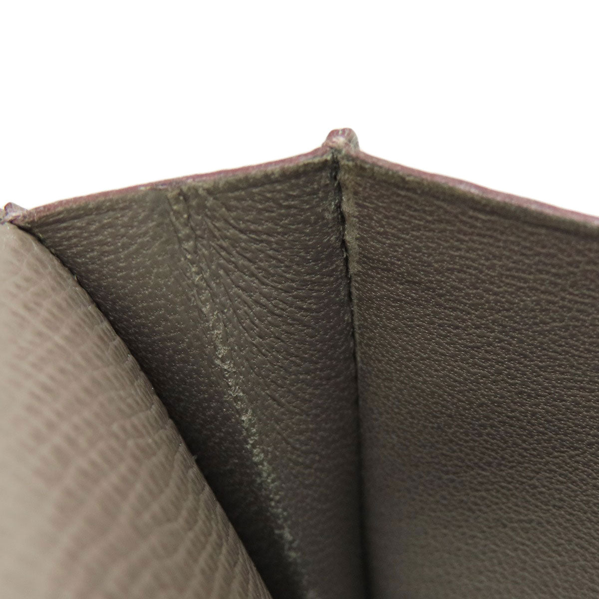 HERMES Long Wallet Purse Epsom beige