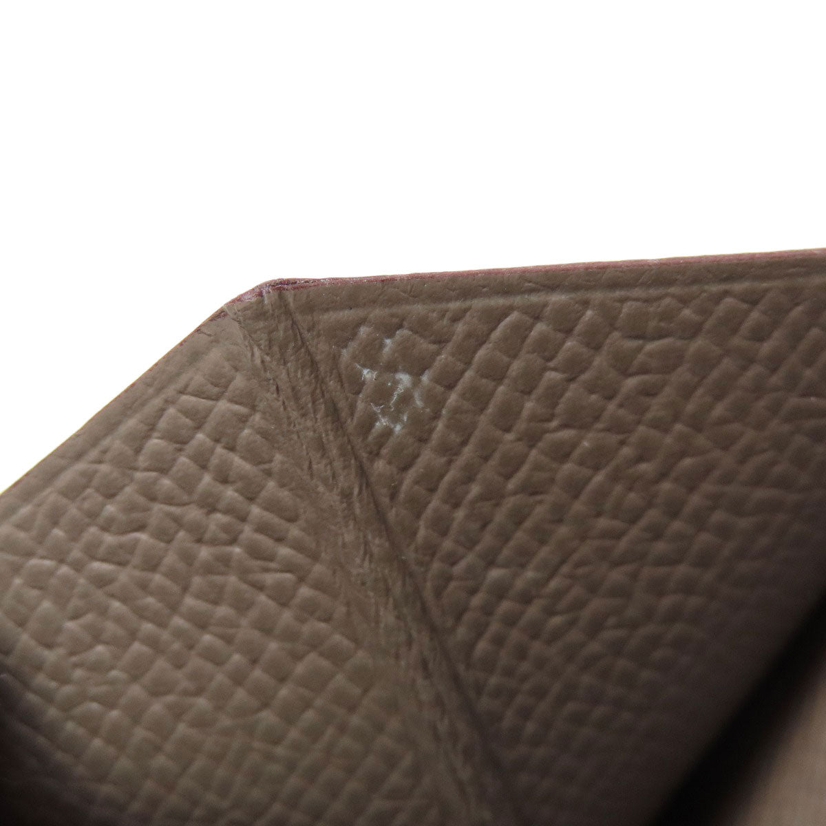 HERMES Long Wallet Purse Epsom beige