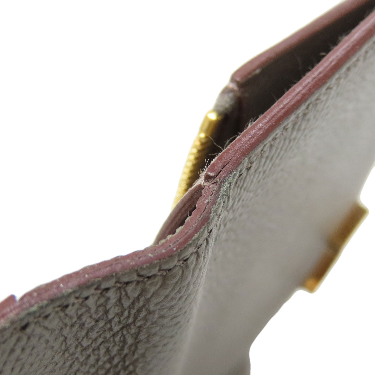 HERMES Long Wallet Purse Epsom beige
