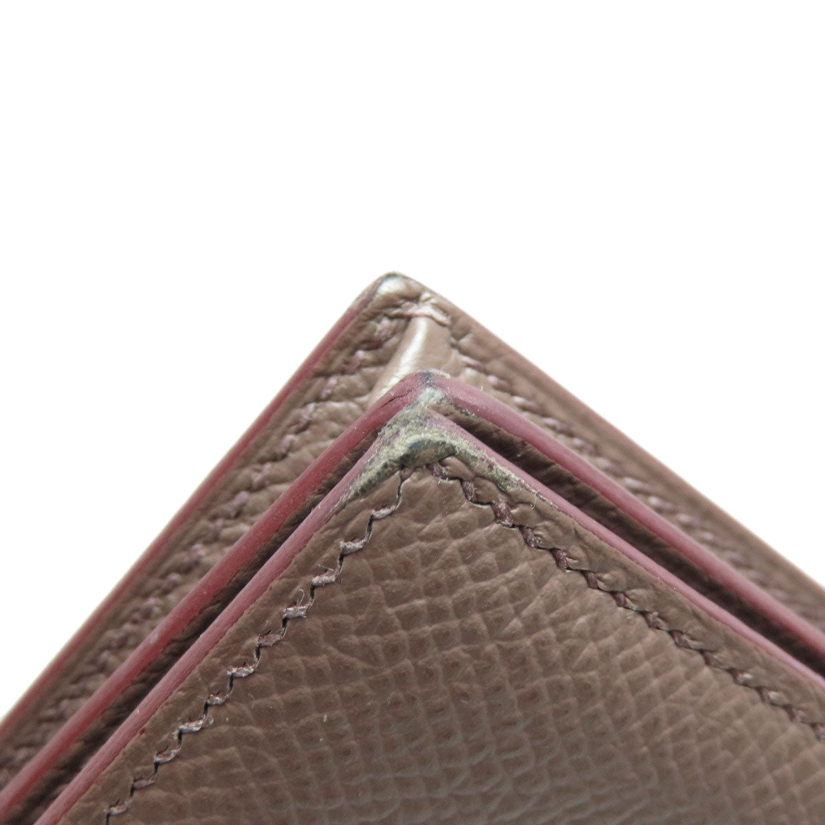 HERMES Long Wallet Purse Epsom beige