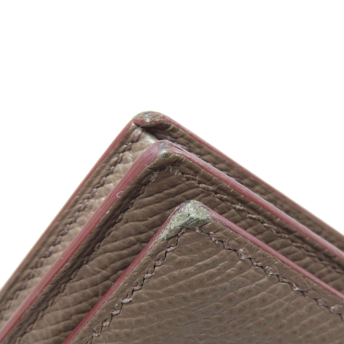 HERMES Long Wallet Purse Epsom beige