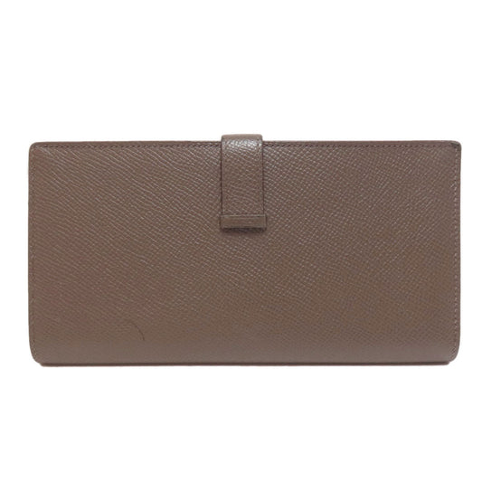HERMES Long Wallet Purse Epsom beige