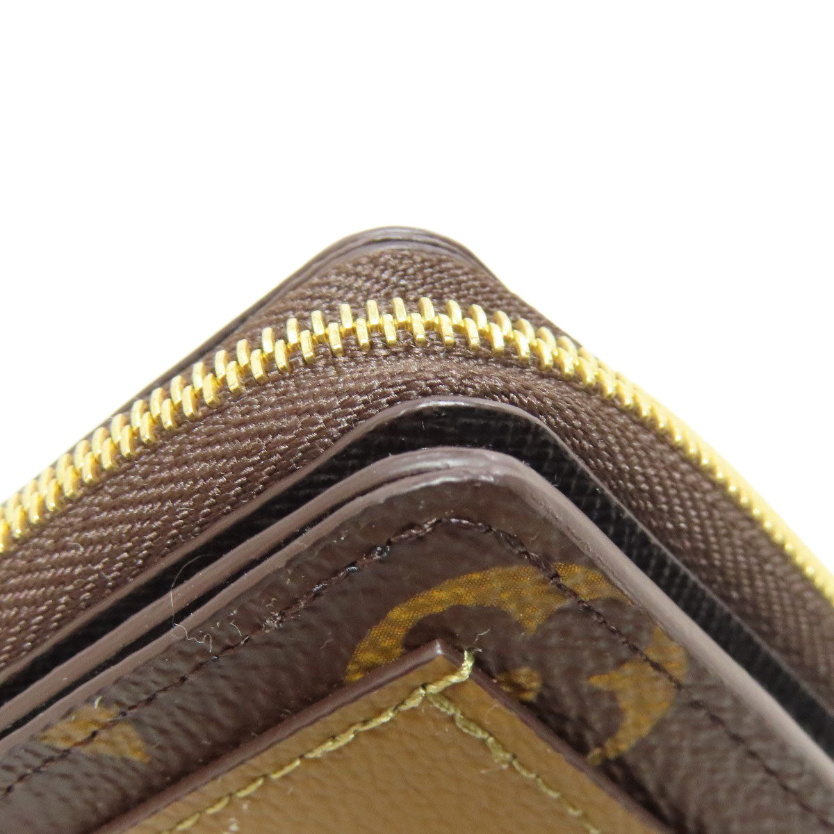 LOUIS VUITTON Bifold Wallet M81461 Monogram reverse Brown Reverse
