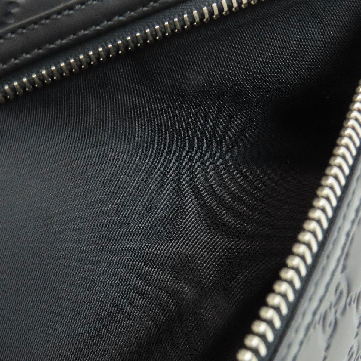 GUCCI Tote Bag 246410 Calfskin black GG Signature Shima