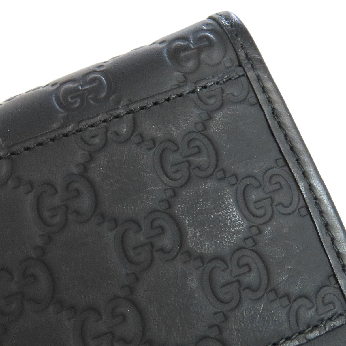 GUCCI Tote Bag 246410 Calfskin black GG Signature Shima