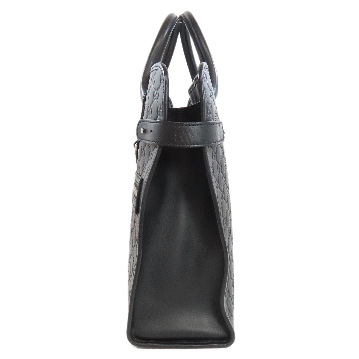 GUCCI Tote Bag 246410 Calfskin black GG Signature Shima